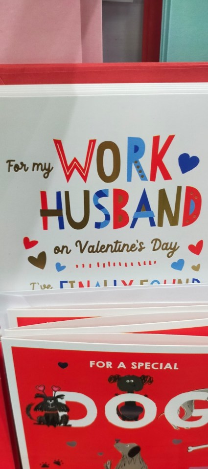 Valentine's Day card for a "work husband".