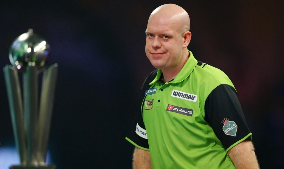 Michael van Gerwen failed to claim his fourth title