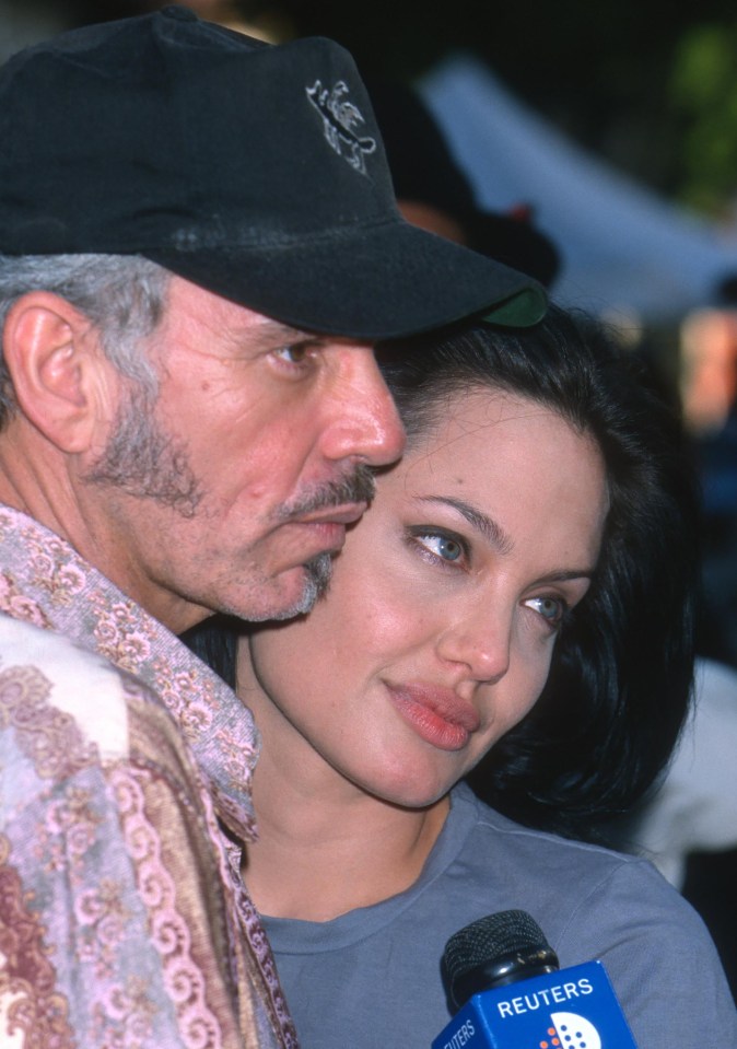 Billy Bob Thornton and Angelina Jolie at a premiere.