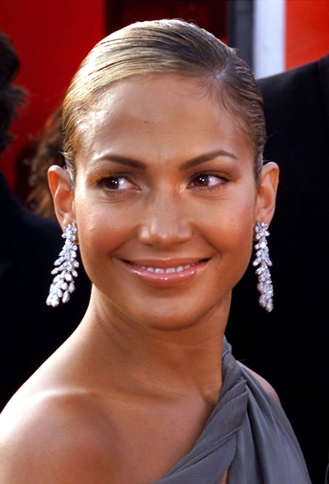 Jennifer Lopez at the Academy Awards.