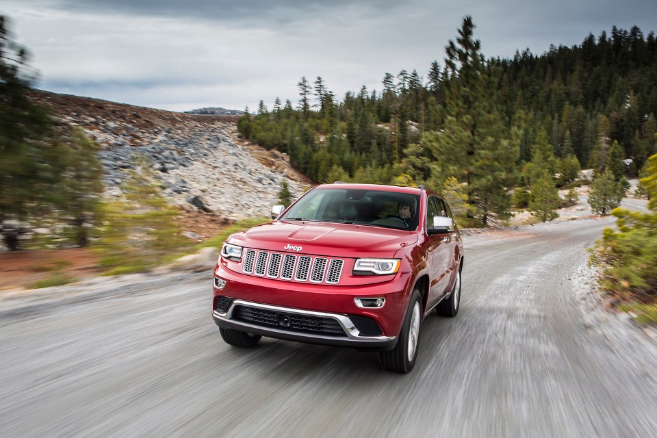 The car involved was a 2015-model Jeep Cherokee, similar to the one pictured above