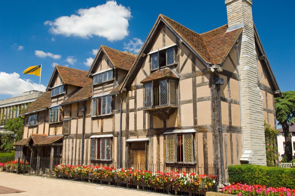 Shakespeare's birthplace in Stratford-upon-Avon.