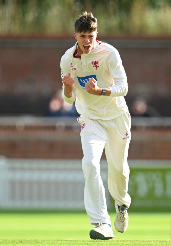 The promising all-rounder signed pro papers with Somerset in May