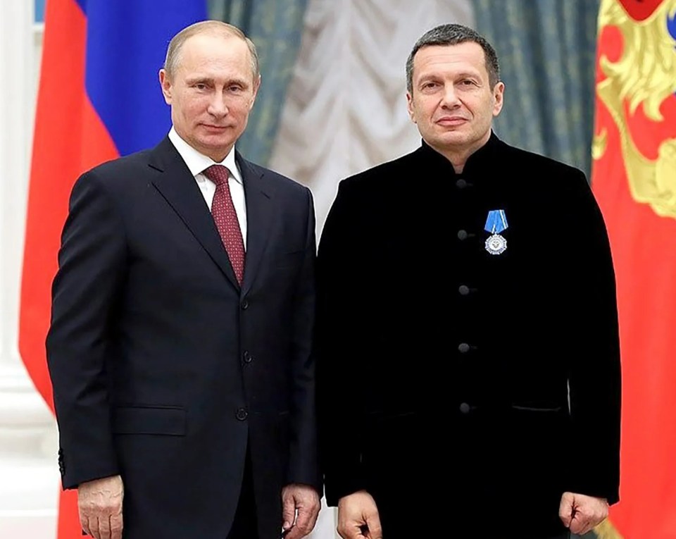 The prominent Putin puppet with the Russian despot