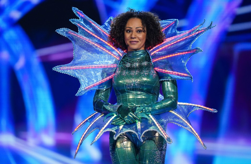 Mel B as Seahorse on The Masked Singer.