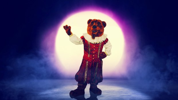 Bear costume on The Masked Singer.