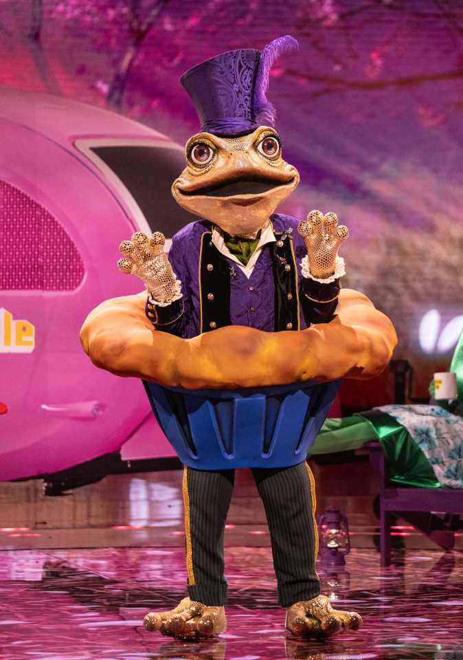 Toad costume from The Masked Singer.