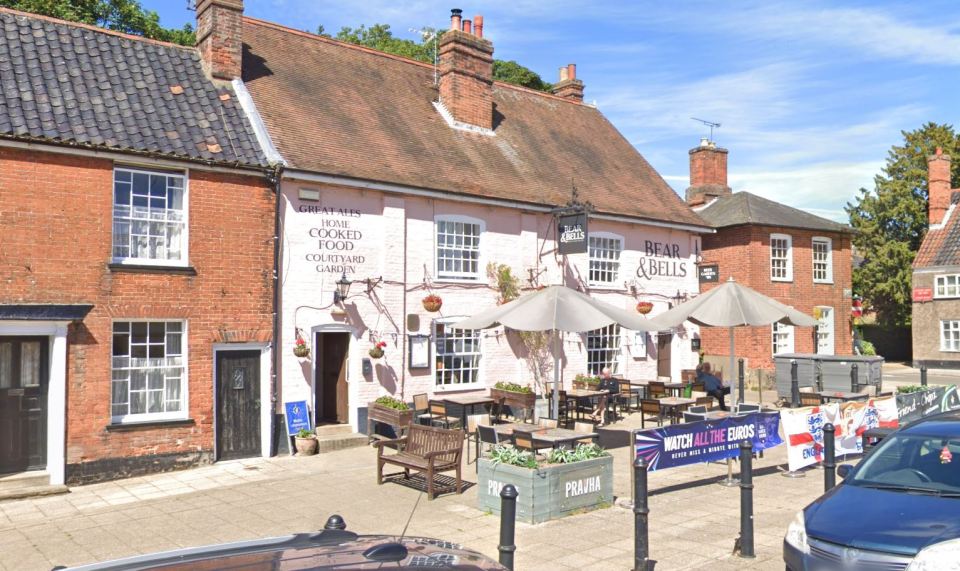 The Bear & Bells pub in Beccles.