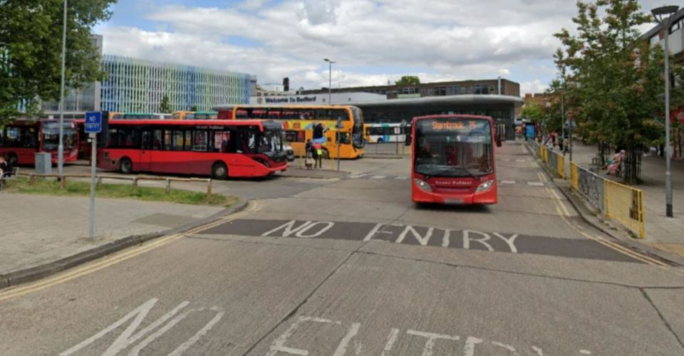 Bedford Bus and Train Station