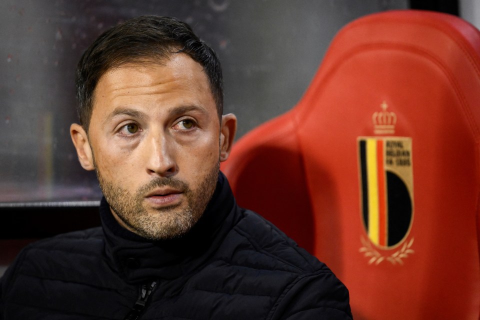 Domenico Tedesco, Belgium's head coach.