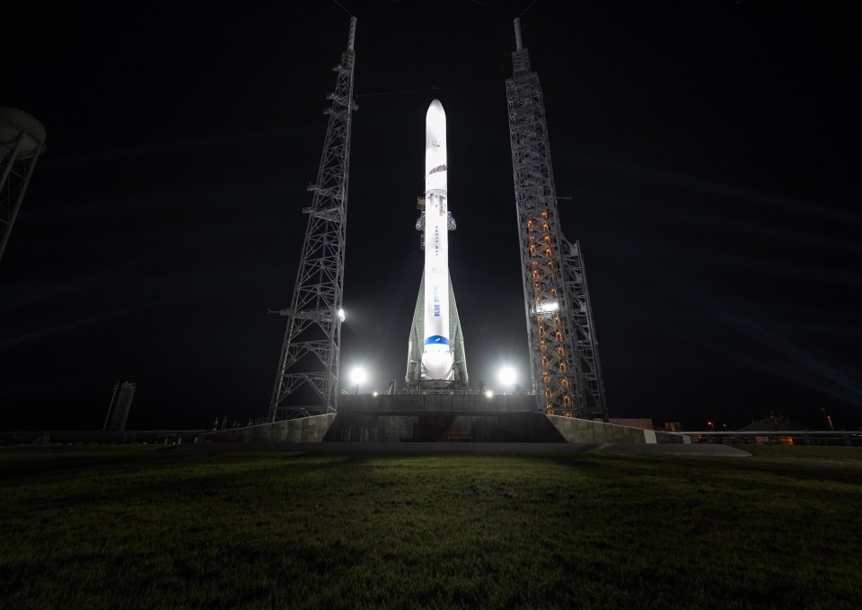 The New Glenn rocket could blast off as soon as Wednesday, January 8