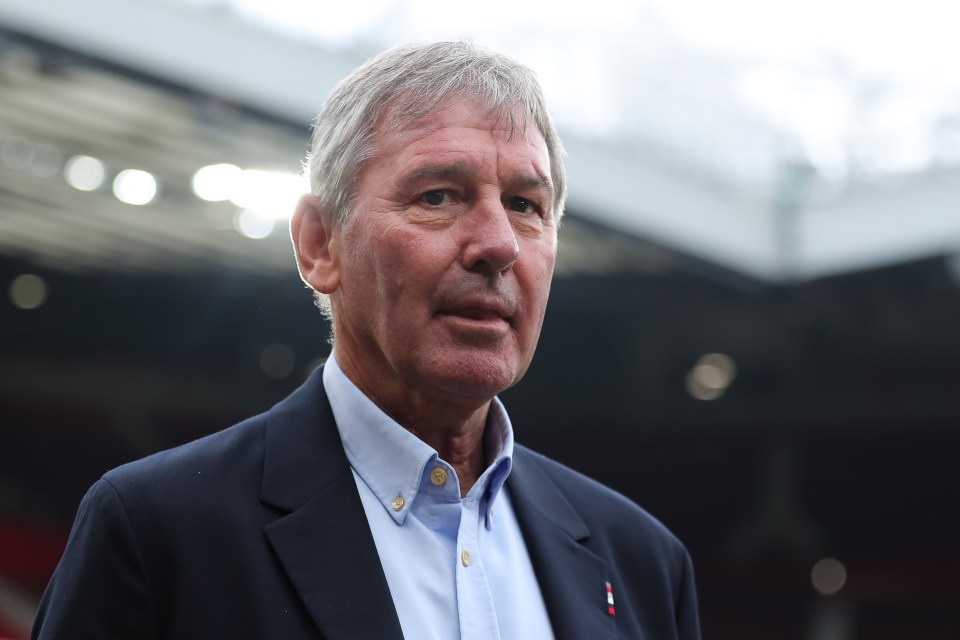 Bryan Robson at Old Trafford.