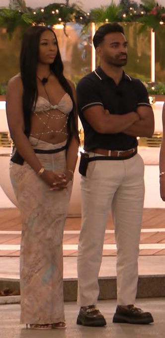 Catherine and Nas from Love Island All Stars.