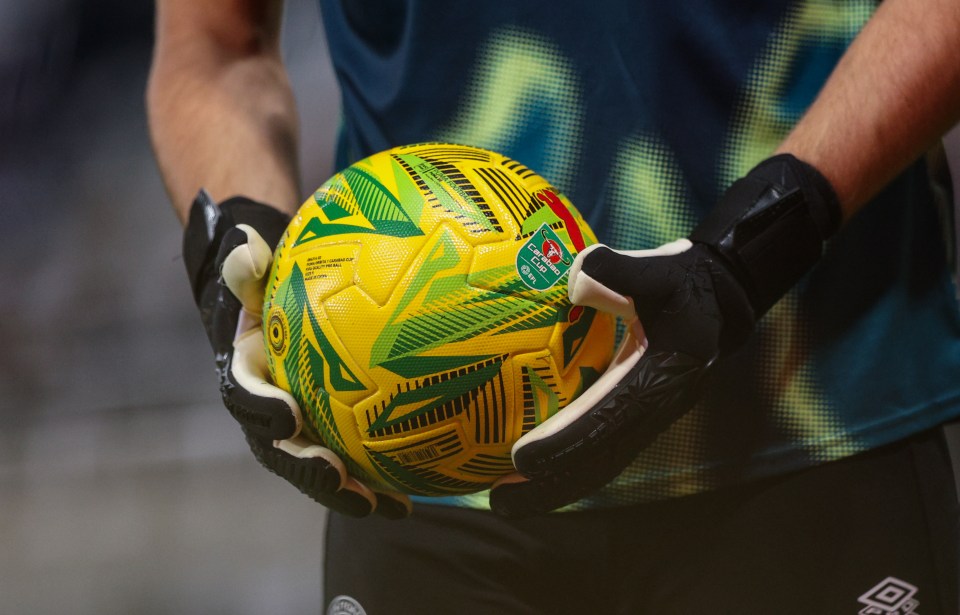 Puma makes the ball for the Carabao Cup matches