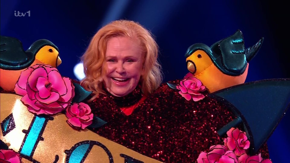 Carol Decker unmasked on The Masked Singer.