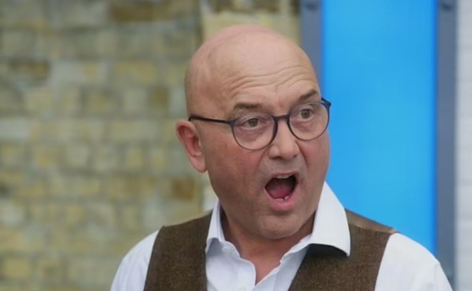 Gregg Wallace, Celebrity Masterchef judge, with a surprised expression.