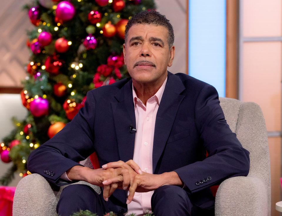 Chris Kamara on the Lorraine TV show.