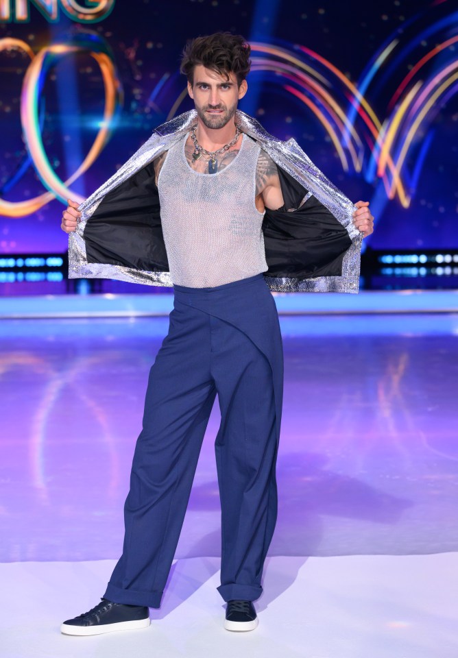 Chris Taylor at the Dancing on Ice 2025 photocall.