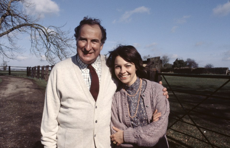 Christopher Benjamin and Tessa Peake-Jones in a photo from the ITV Archive.