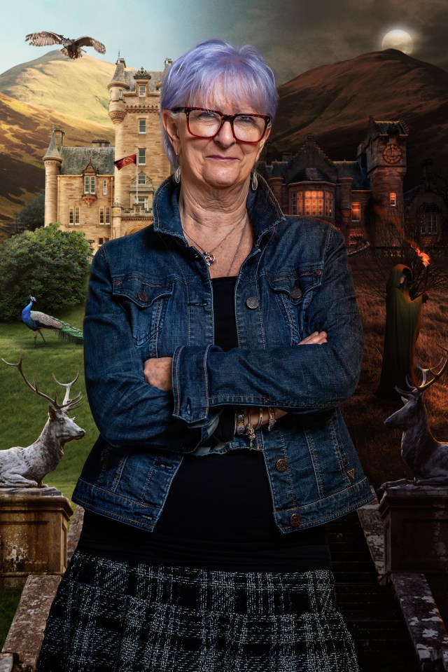 Linda, a contestant on The Traitors, in a promotional image.