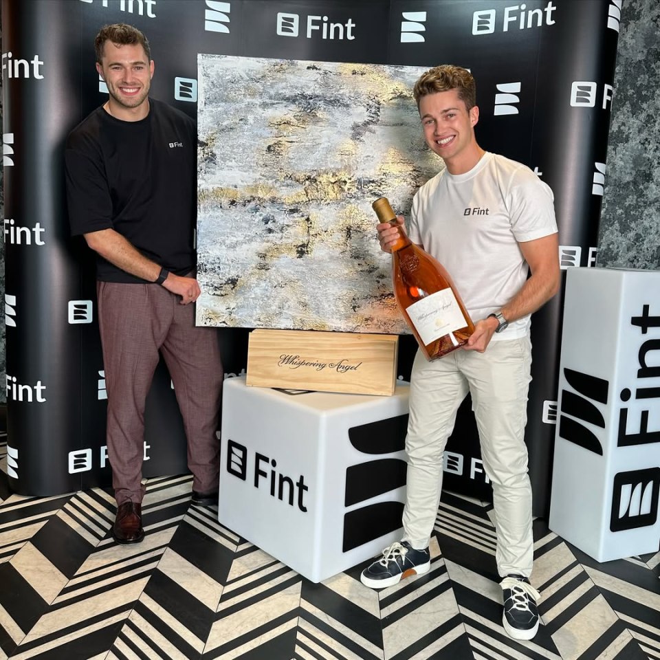 Curtis and his brother AJ have recently launched investment app Fint