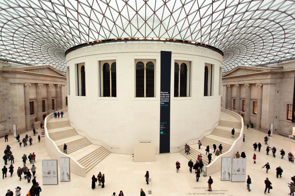 The Queen Elizabeth II Great Court at the British Museum.