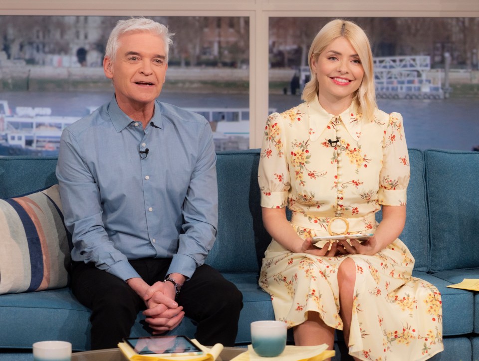 Phillip Schofield and Holly Willoughby on the This Morning TV show.