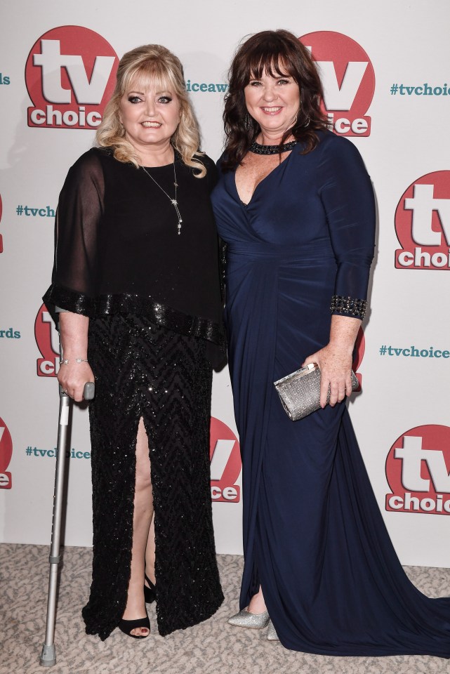 Linda Nolan and Coleen Nolan at the TV Choice Awards.