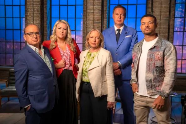 The Dragons' Den panel for series 22.