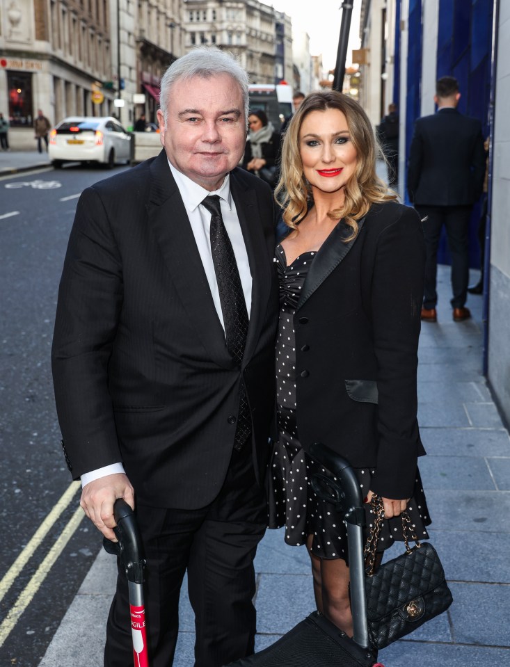 Eamonn Holmes and his girlfriend Katie Alexander at the TRIC Christmas Lunch.