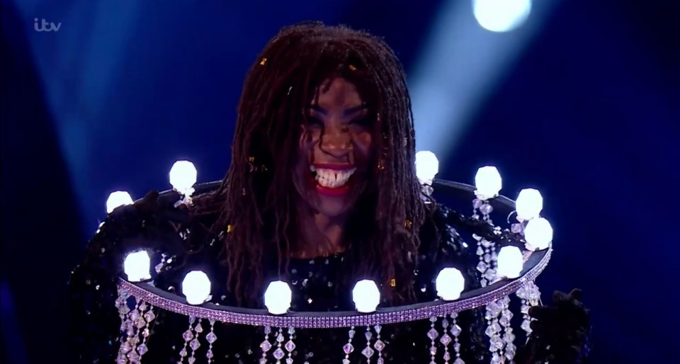 Heather Small unmasked as Chandelier on The Masked Dancer.