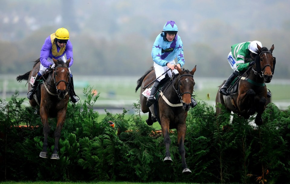 Patrick Mullins wins the Glenfarclas Cross Country Steeple Chase on Uncle Junior at Cheltenham.