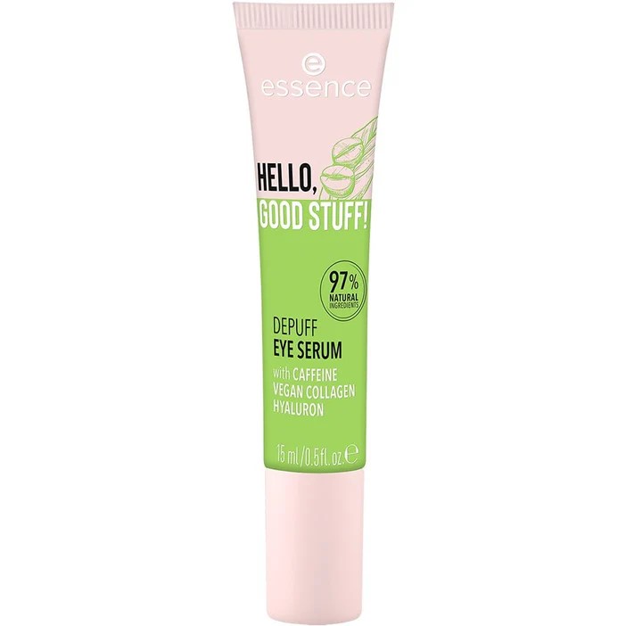 Essence Hello Good Stuff Depuff Eye Serum tube.