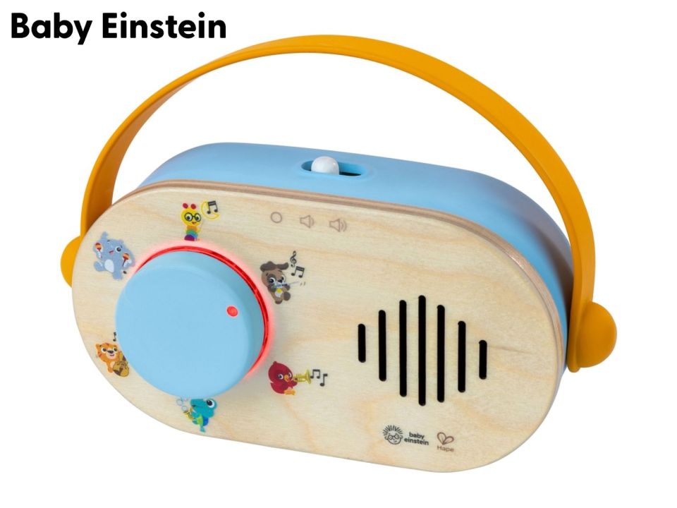 For just £6.99, the Baby Einstein Radio is designed to encourage sound exploration