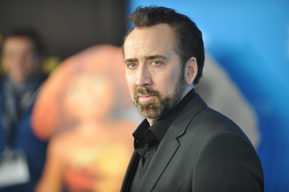 Nicolas Cage at the Berlin Film Festival.