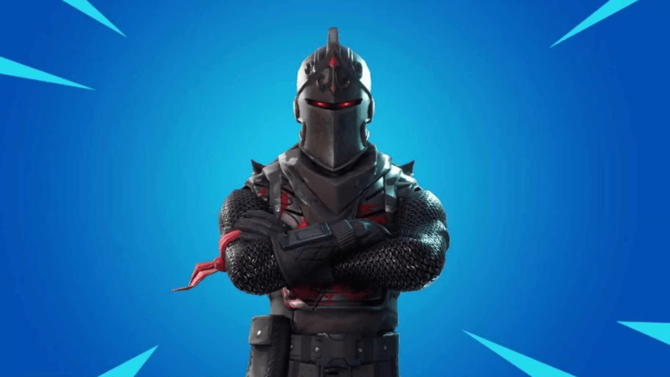 Fortnite Black Knight skin.