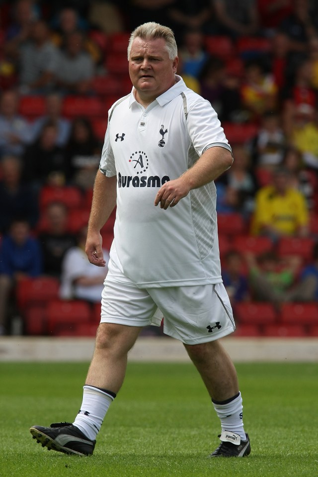 Garry Brooke of Tottenham Hotspur in action.