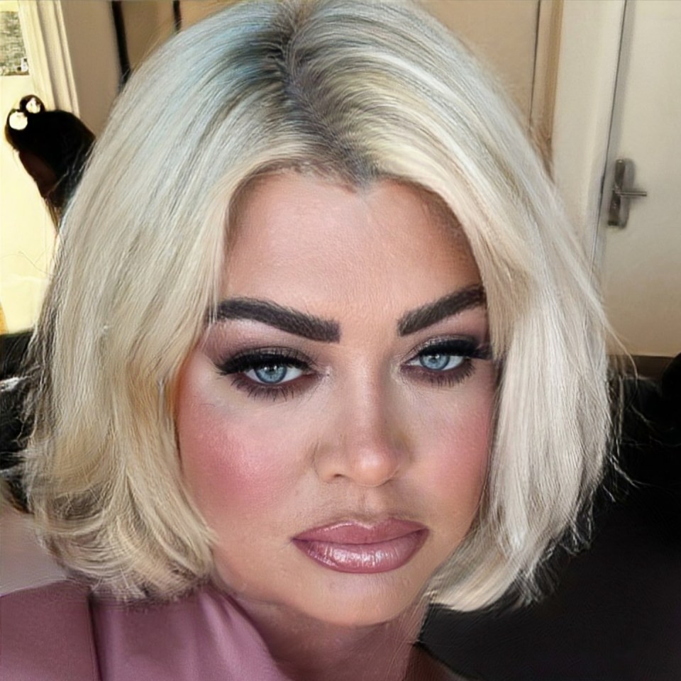 Gemma Collins with a new bob haircut.