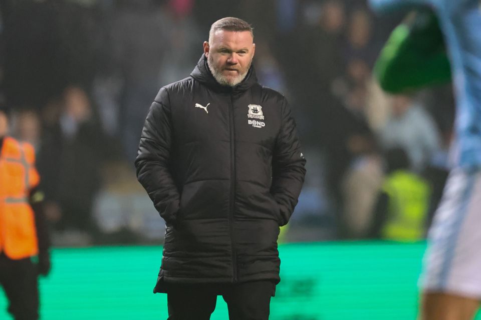 Argyle sacked Wayne Rooney on New Year's Eve