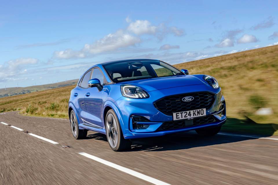 The Ford Puma edged the top spot