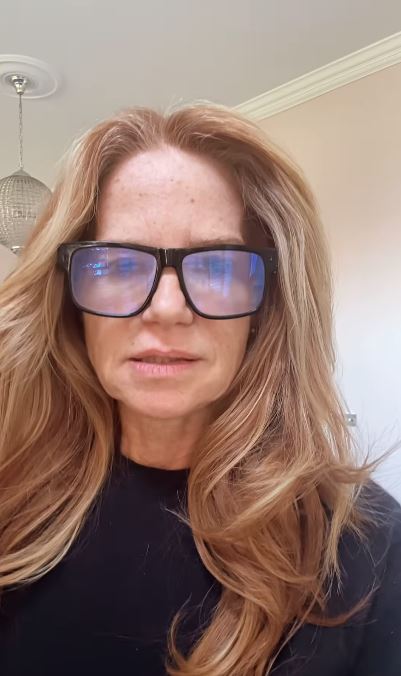 Patsy Palmer giving an emotional update.