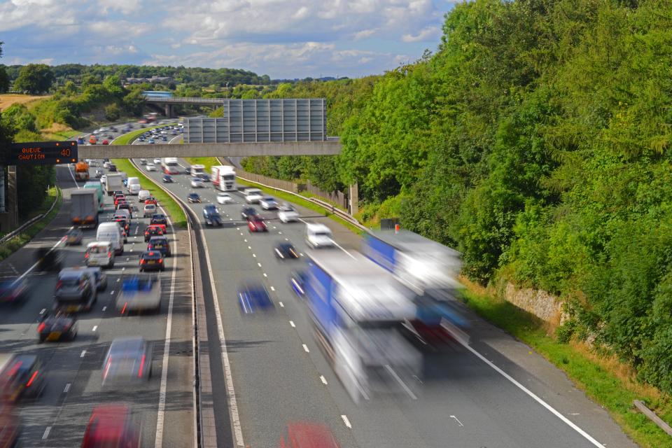 Delays are expected on a number of UK roads today following snow and floods