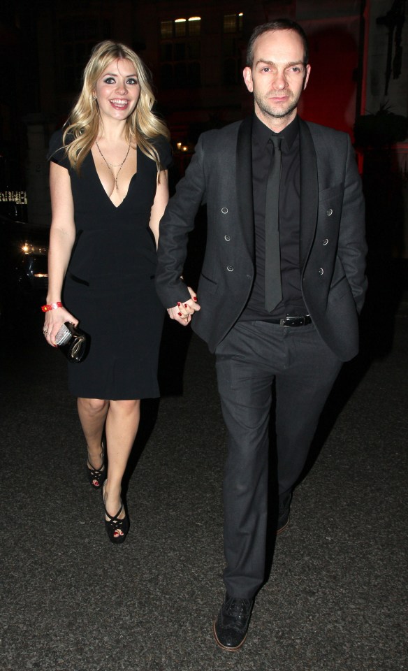 Holly Willoughby and Dan Baldwin at a BRIT Awards after-party.