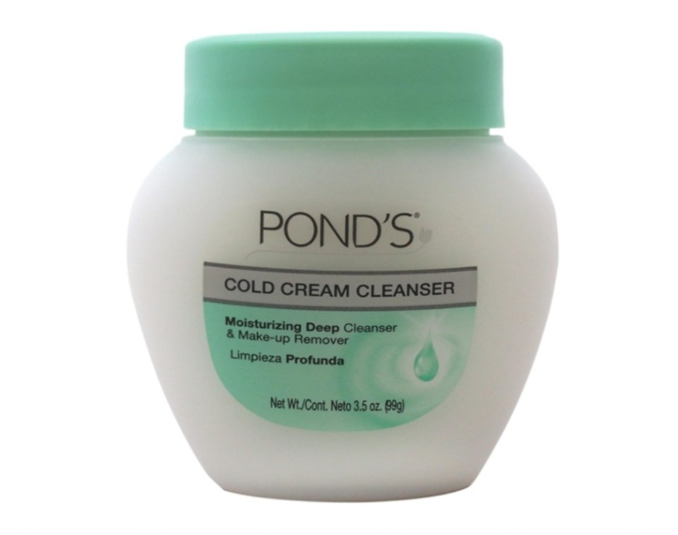 Pond's Cold Cream Cleanser jar.