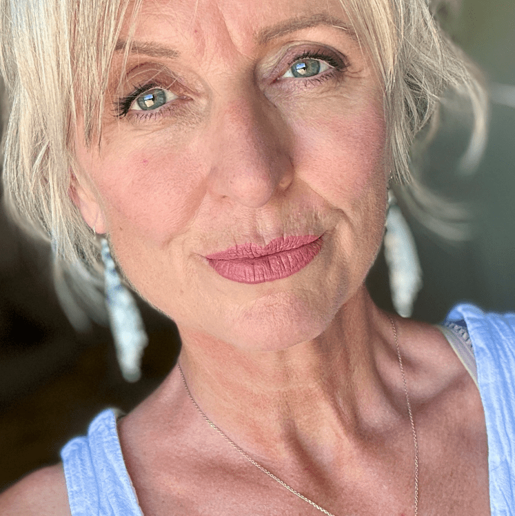 Close-up portrait of a woman.