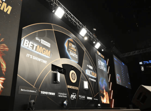 BetMGM Darts stage in Manchester.