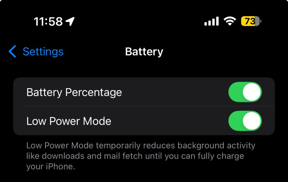 Low Power Mode is a great way to instantly boost your iPhone's battery life