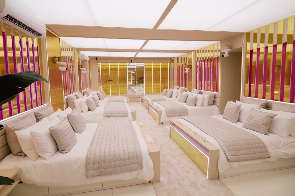 Extra beds have been packed into the Love Island All Stars villa