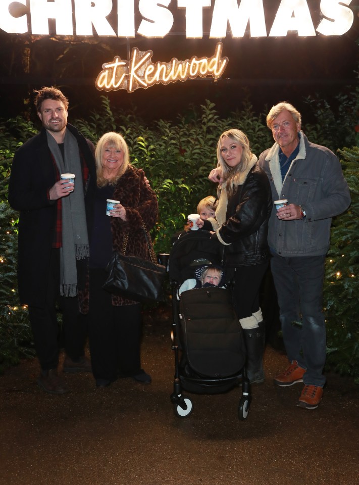 Family at Christmas at Kenwood event.