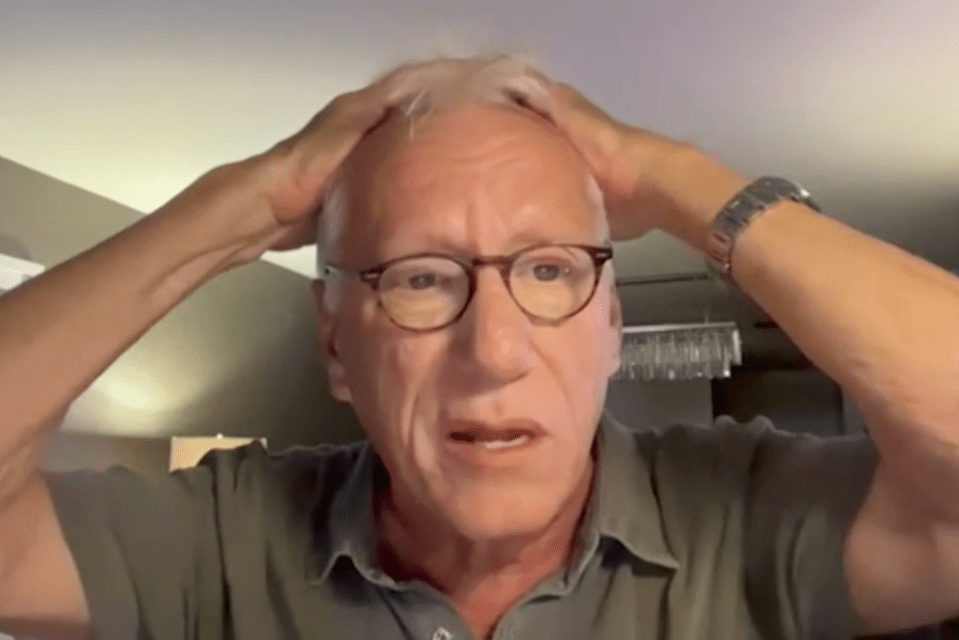 James Woods in a video screen capture.